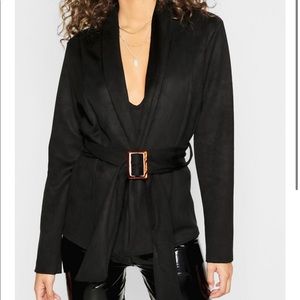Boohoo suedette blazer/ jacket